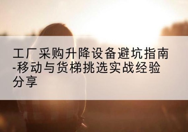 类乌齐移动式升降机怎么选-工厂采购升降设备避坑指南-移动与货梯挑选实战经验分享